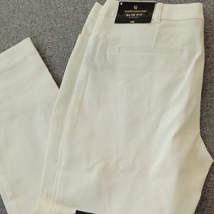 Worthington Women's Slim Fit White Pants